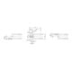 Pince n° 6314Z pour rainure en T 10mm L.80mm AMF-4