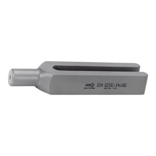 Pinces à fourche AMF DIN 6315C avec ergot de serrage rond Rainure