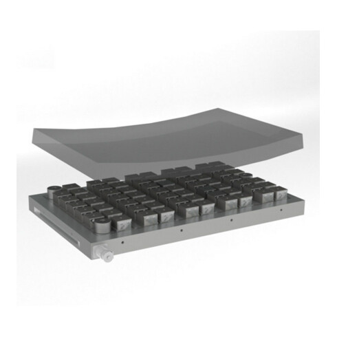 AMF Chiave a settore snodata con nasello, ØMassimo/Perno guida Ø60/4mm