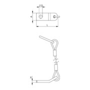 AMF Clé à ergot avec tenon 40/42 mm-4