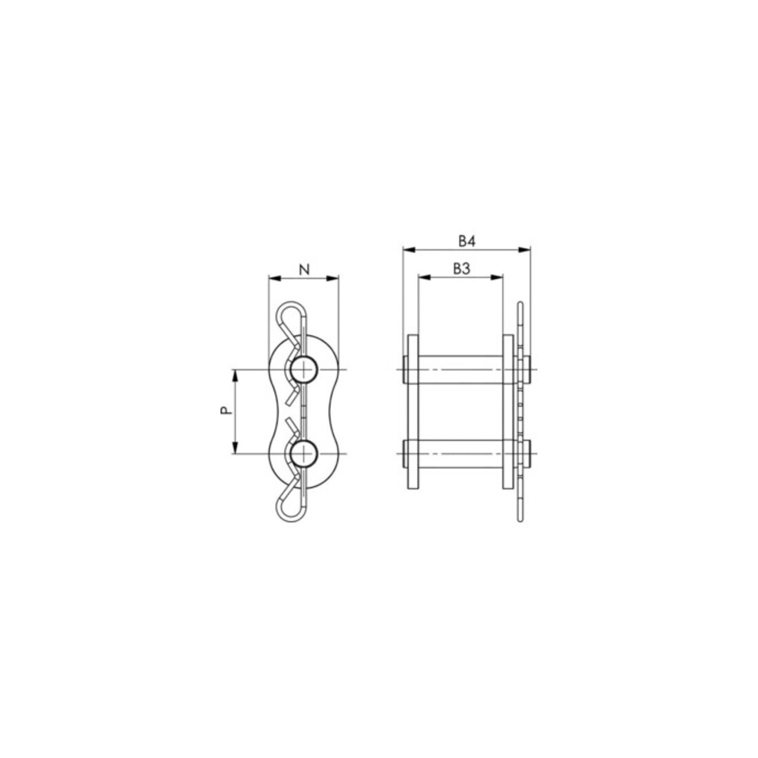 AMF Clé à ergot avec tenon 58/62 mm