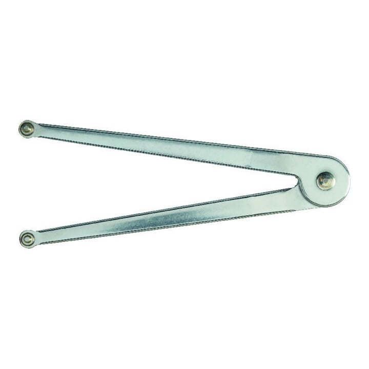 AMF Clé à ergot réglable droite, acier inoxydable 3 mm
