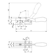 Tendeur de verrouillage AMF No. 6848HNI-3