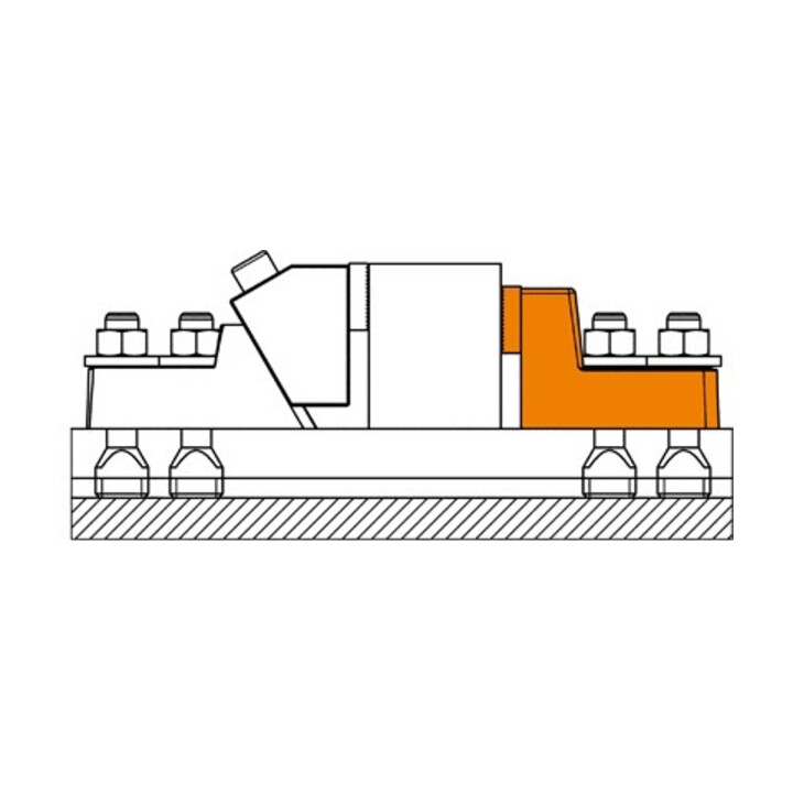 AMF Couvercle latéral rainures en T 6486AS 14mm