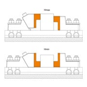 AMF Couvercle latéral rainures en T 6486AS 22mm-2