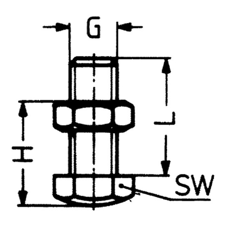 AMF Druckschraube Nr.7110X DX-16xM16