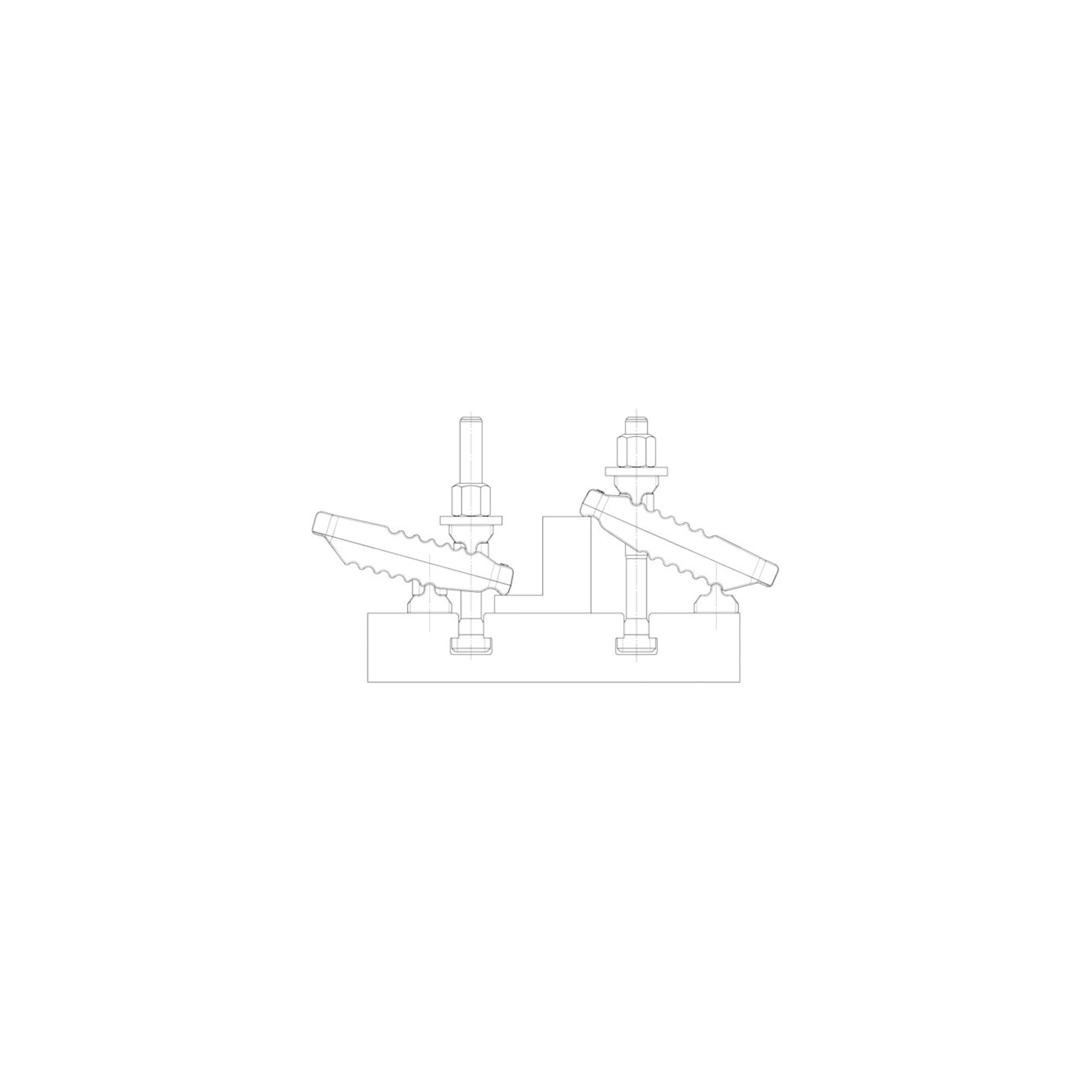 AMF Druckstück Nr.7600DR geriffelte Druckfl.40/43 kN