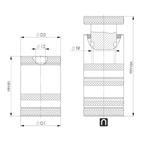 AMF Élément de pied 6425FY