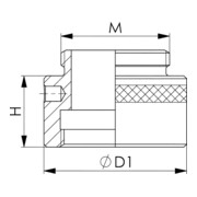 AMF Fußelement 6425FB