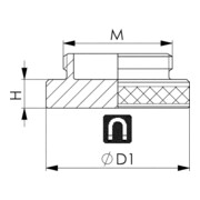 AMF Fußelement 6425FG