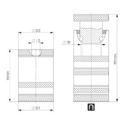AMF Fußelement 6425FY