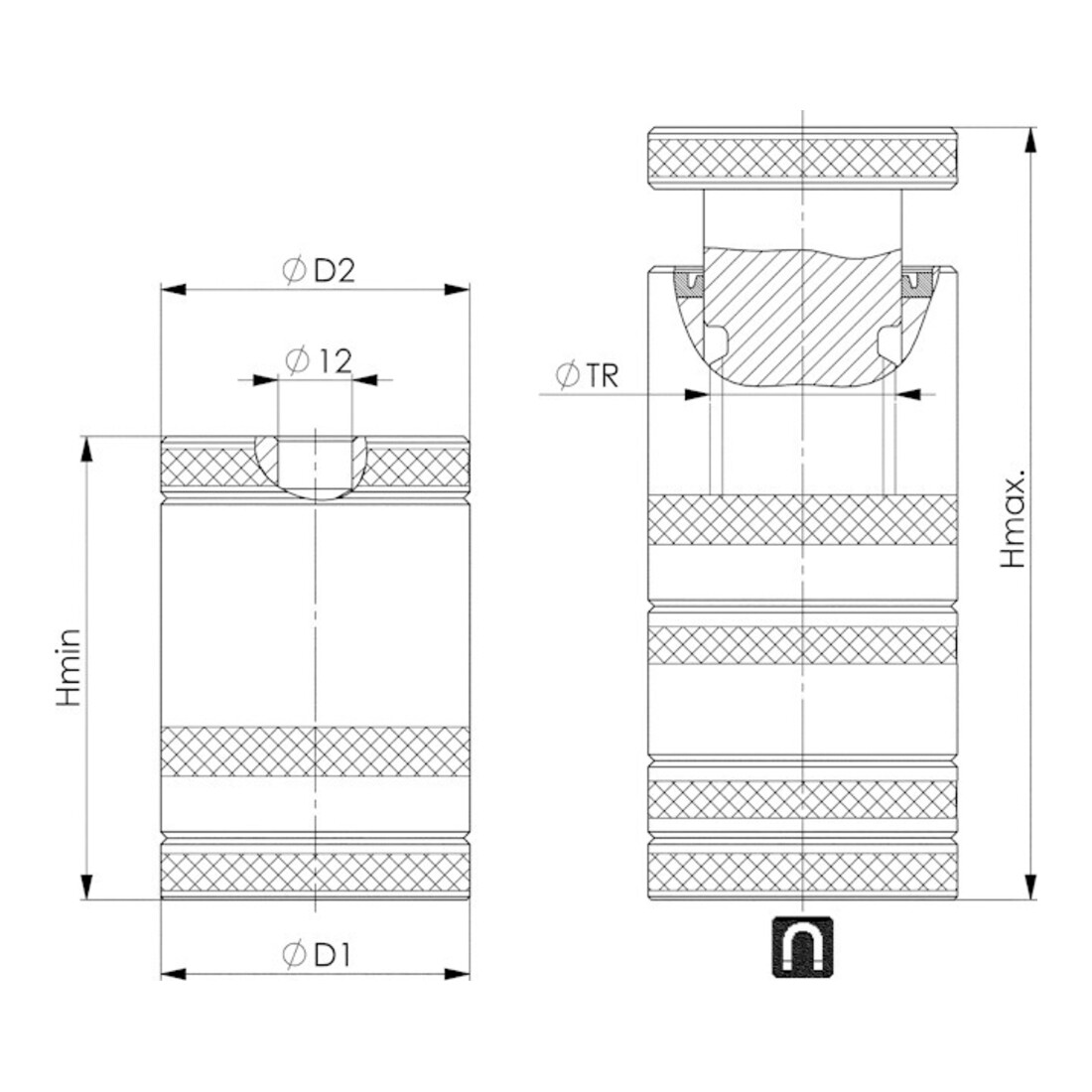 AMF Fußelement 6425FY