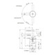 AMF Gabelspanneisen 6315GN mit Nase Nut 11 mm Länge 125 mm