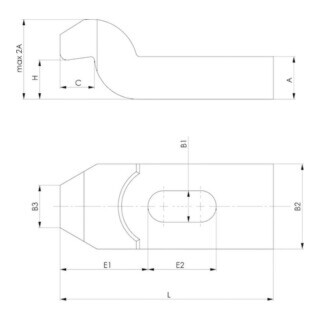 AMF Gabelspanneisen DIN 6315GN