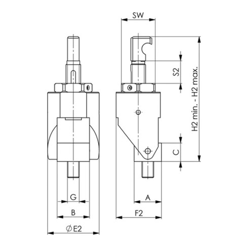 AMF Gegenhalter Nr.6540G M12