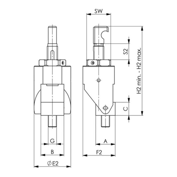 AMF Gegenhalter Nr.6540G M12