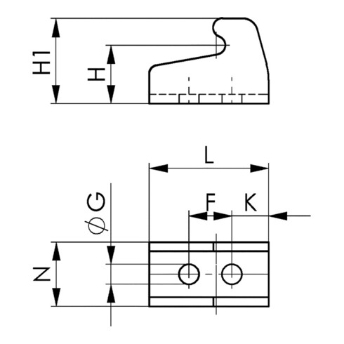 AMF Gegenhalter Nr.6848GHNI Gr.3 VA