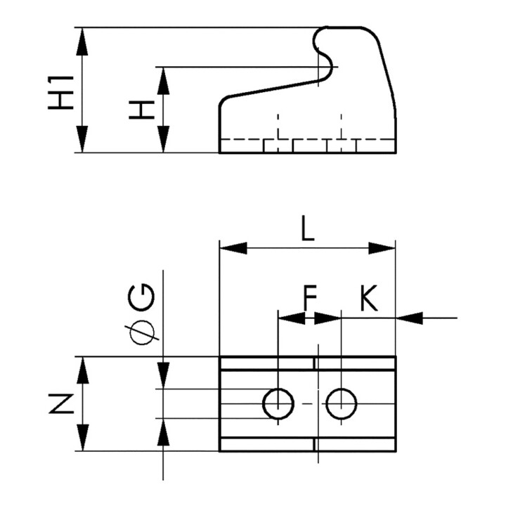 AMF Gegenhalter Nr.6848GHNI Gr.3 VA