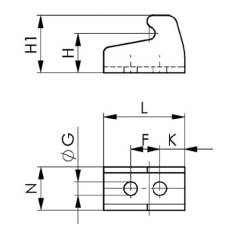 AMF Gegenhalter Nr.6848GHNI Gr.4 VA