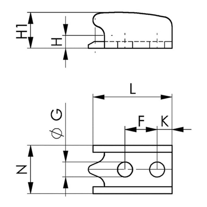 AMF Gegenhalter Nr.6848GVNI Gr.3 VA