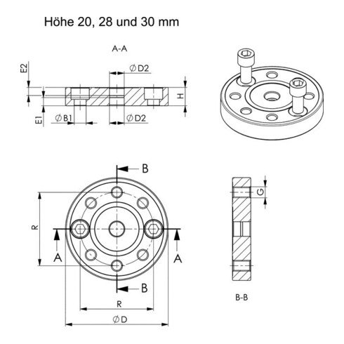 AMF Gegenkasten 146ET-30 STA ktg. 30mm