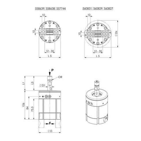 AMF Halfautomatische uitdrijver, Type: 1-3