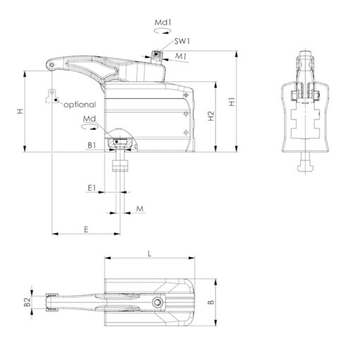 AMF Höhenelement Lang 3