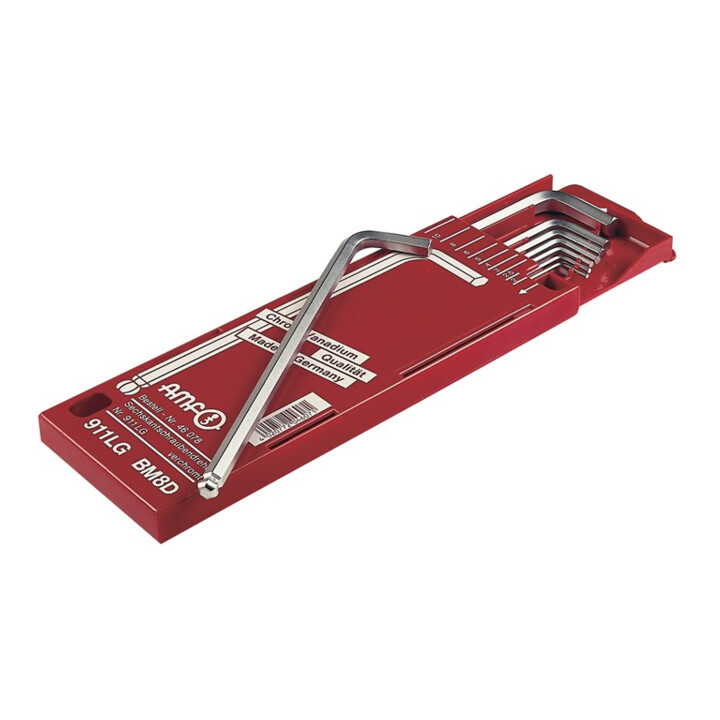 AMF Jeu de tournevis excentré 8 pcs. 6KT SW2-10mm extra long i.Ku.-Kassette