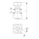 AMF Kit de fixation 7600BF-30 M12x18-3