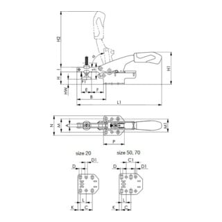 AMF Kit de fixation 7600BF-43 M16x18