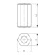 AMF Kit de fixation 7600BF-43 M16x20-1