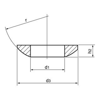 AMF Kugelscheibe DIN 6319C