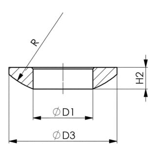 AMF Kugelscheibe DIN 6319C