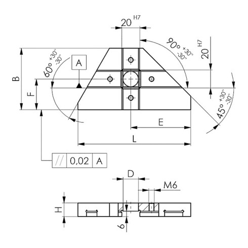 AMF Parallel-Anschläge-Paar