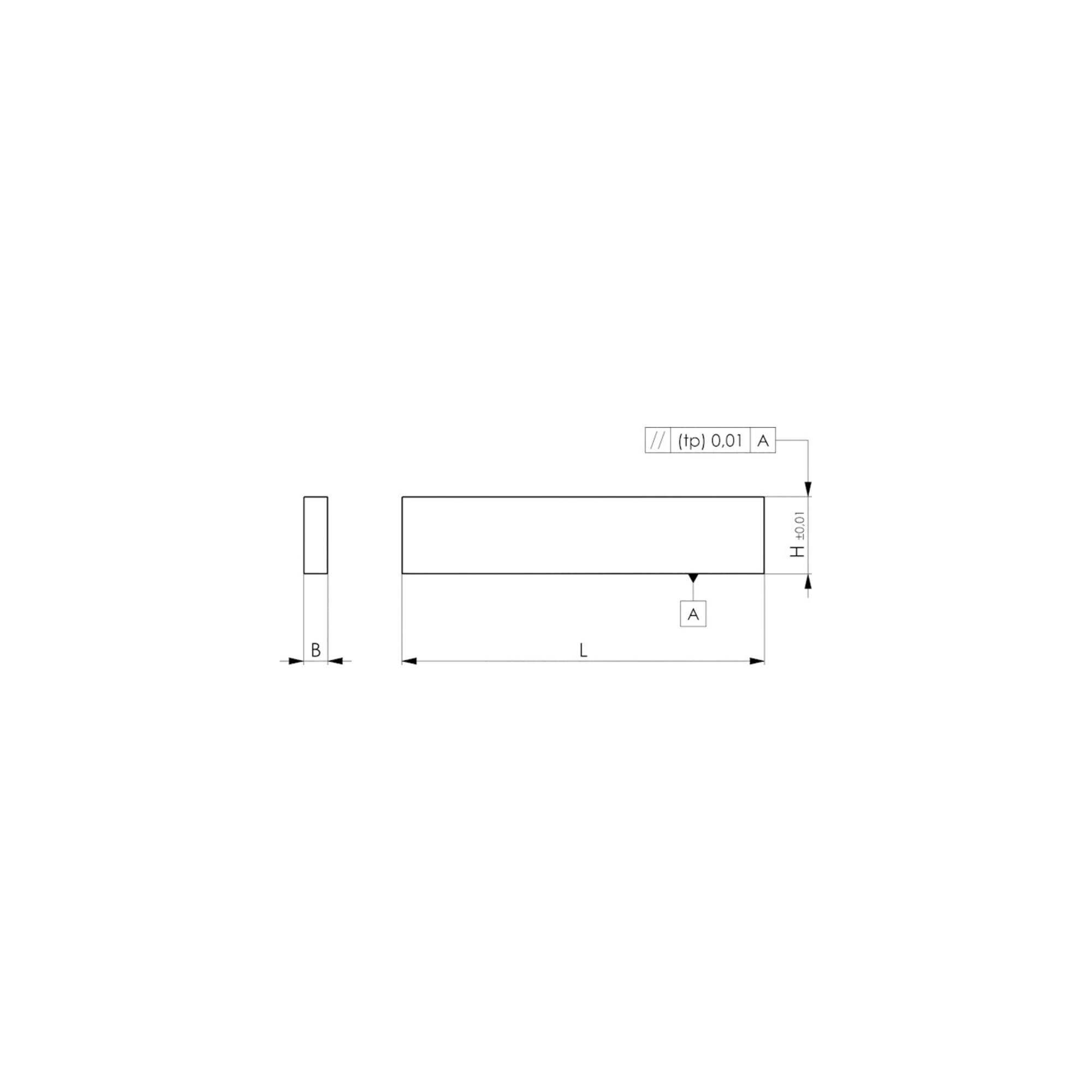 AMF Parallelunterlagen-Paar DIN6346P H.16xB.5xL.100mm