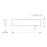 AMF Parallelunterlagen-Paar DIN6346P H.20xB.6,3xL.100mm