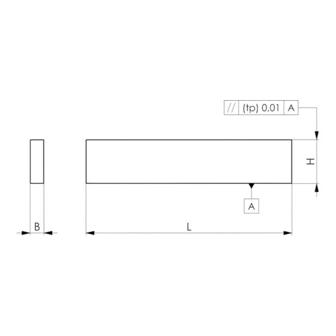AMF Parallelunterlagen-Paar DIN6346P H.40xB.12xL.100mm