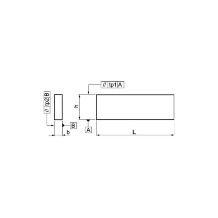AMF Parallelunterlagen-Paar DIN6346P H.63xB.20xL.160mm