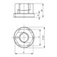 AMF Parallelunterlagen-Paar Nr.6348PS H.33xB.10xL.125mm Standard-2
