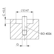 AMF Plaque d'adaptation alu 300x400x10