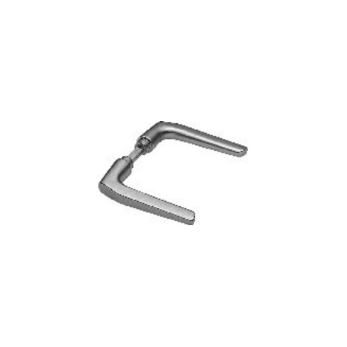AMF Poignée de porte à trou 418L, F1, VK8, TS 30-50, forme angulaire