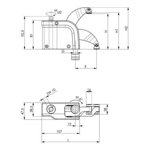 Richtkeil HERKULES 63/ 50- 63 mm AMF