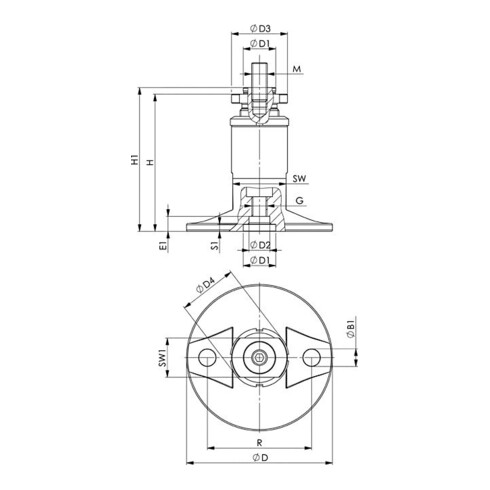 AMF Schiebetor-Schlosskasten 140S DIN L/R Maß A 60 Maß B 94 Maß C 173mm