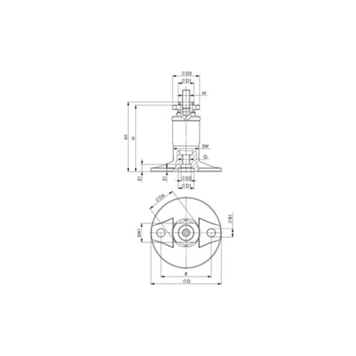 AMF Schiebetor-Schlosskasten 140S DIN L/R Maß A 60 Maß B 94 Maß C 173mm