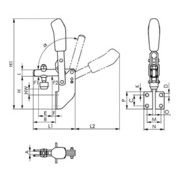 AMF Schlosskasten 140D-PZ DIN L/R Maß A 40 Maß B 94,5 Maß C 173mm AMF-3