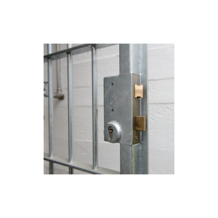 AMF Schlosskasten 140UMV-40ZW, Mehrfachverriegelung mit verzinktem Schloss (142UMV)