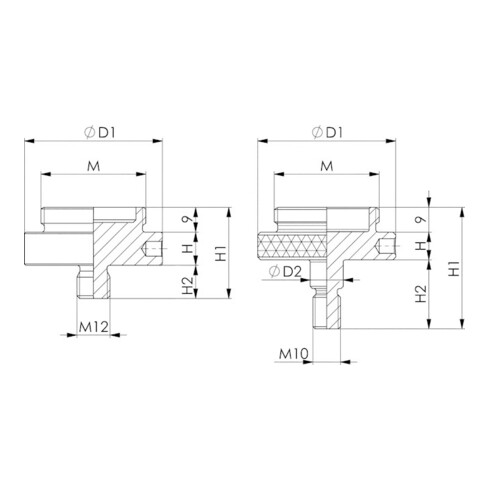 AMF Schraubbock modular 88F mm