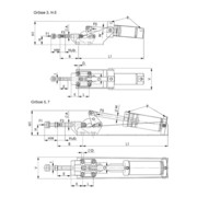 AMF Schubstangen-Pneumatikspanner Nr.6850 3 Druckspanner-4