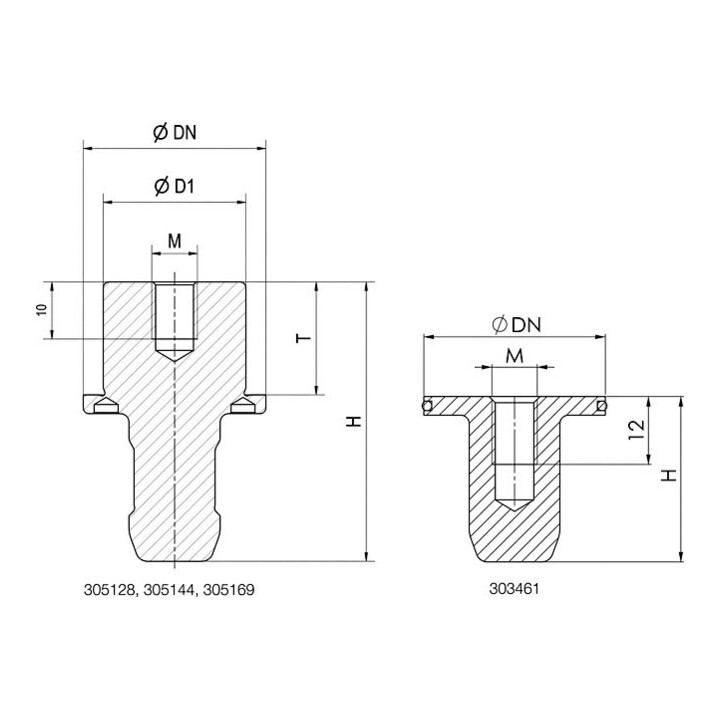 AMF Schubstangenspanner GR.5 kurze Bauform
