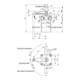 AMF Schwenkspanner Nr.6829K KL-Gr.32 pneumatisch Flanschversion-4